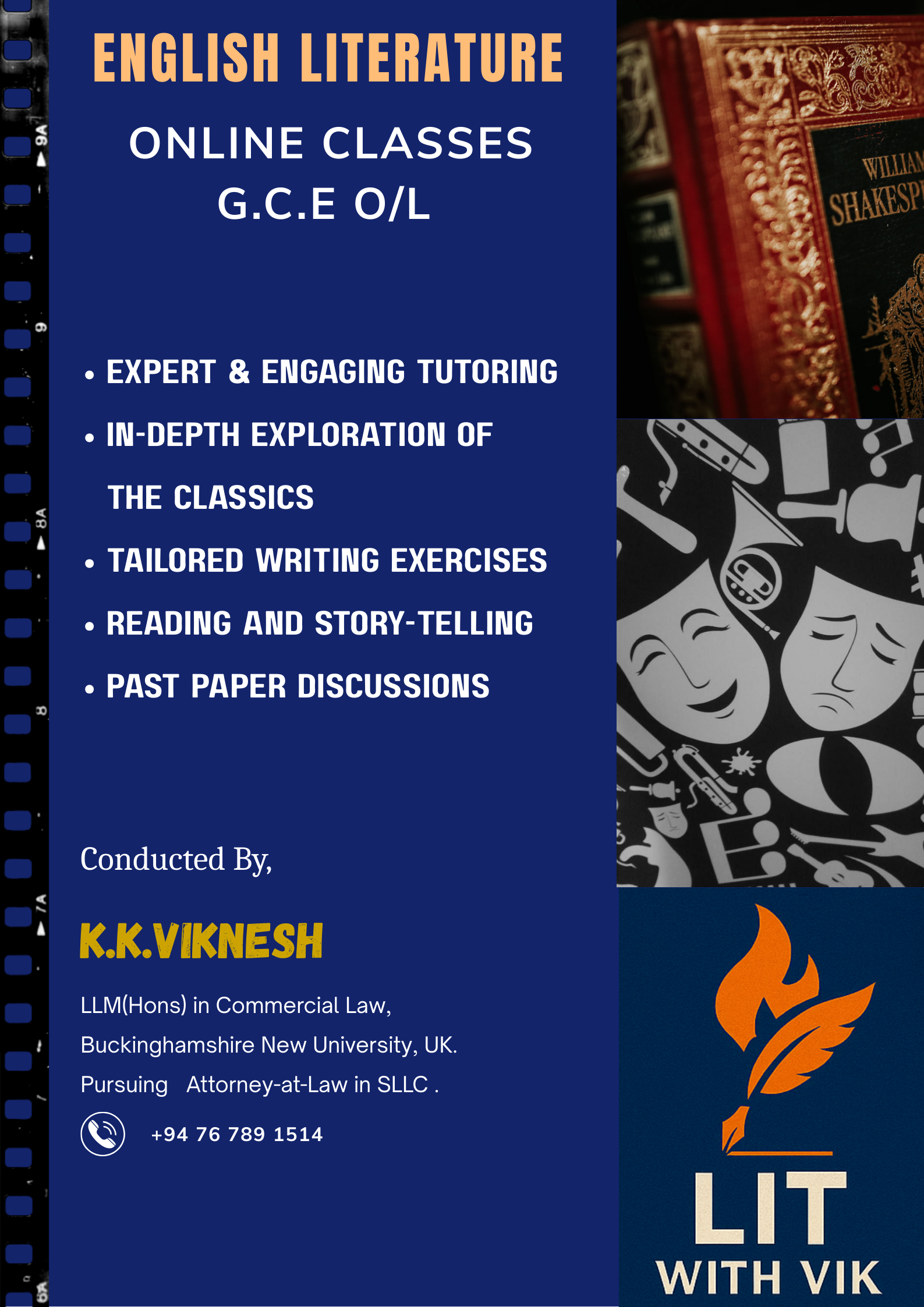 G.C.E. O/L English Literature Online Classes
